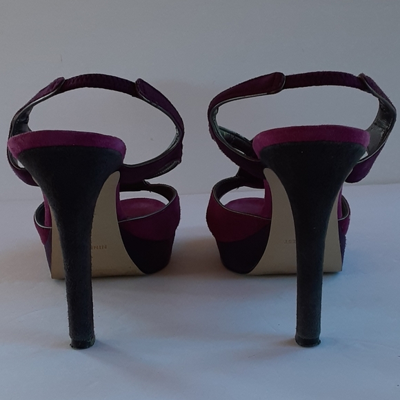 Nine West Pink Purple Faux Suede Platform … - Picture 2 of 7